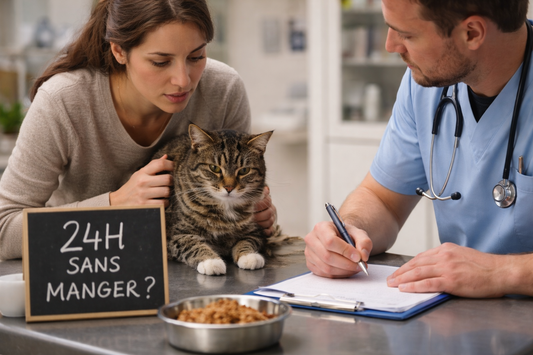 Mon chat n’a rien mangé depuis 24h.