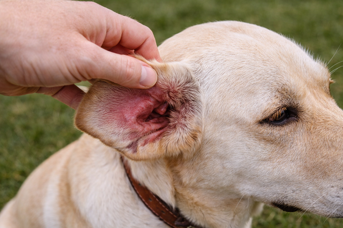 Oreille rouge chez le chien : que faut-il  faire ?
