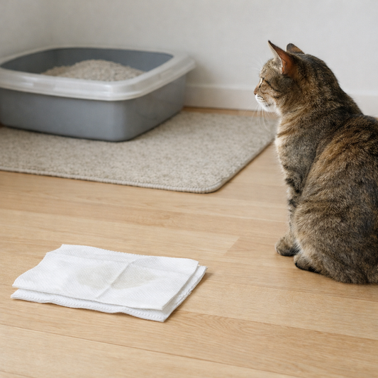 Mon chat fait pipi hors litière (flaque) : que faire ce soir ?