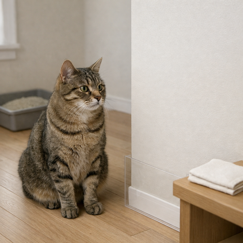 Mon chat fait pipi sur les murs (marquage) : que faire ce soir ?