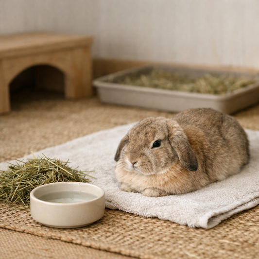Mon lapin reste immobile / prostré : que faire ce soir ?